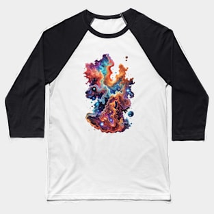 Cosmic Ballet: Nebula's Elegance in Pillars of Creation - cosmic Baseball T-Shirt